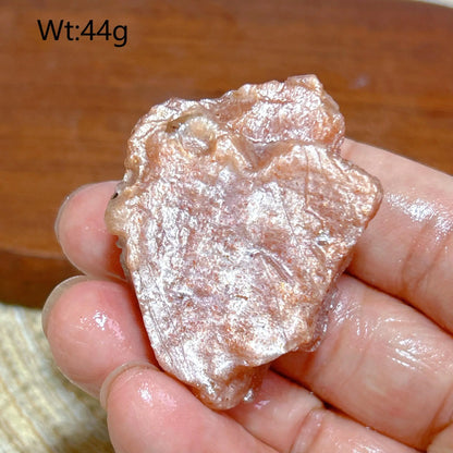 Natural Crystal Gem Sunstone Raw Stone Golden Rainbow Flash Gemstone Desk Reiki Home Decoration Gift Rare Prismatic