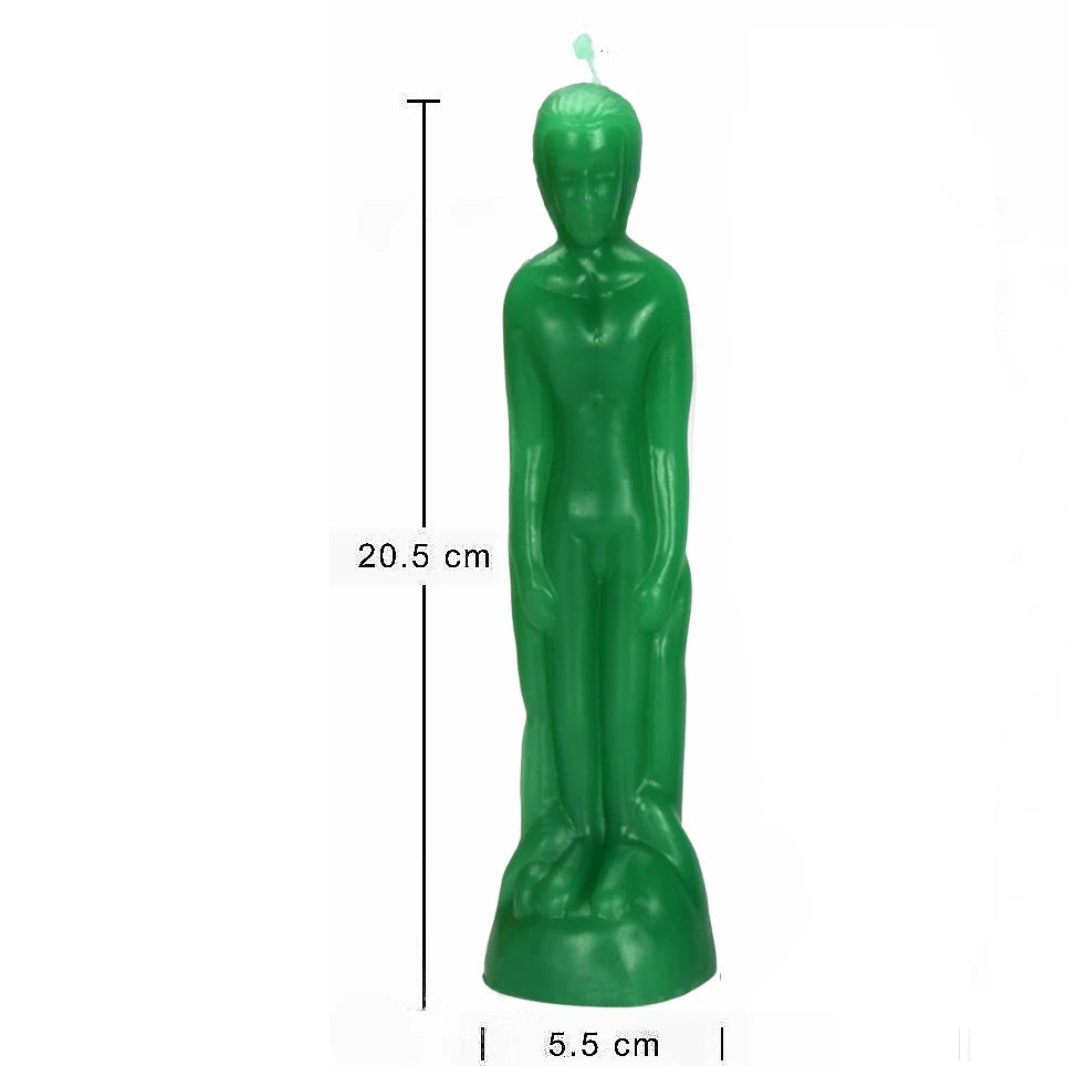 🕯️ Ritual Figure Candle — Male & Female Form