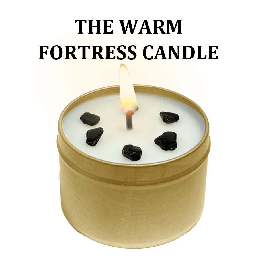 🔮 Crystal Ritual Scented Candle – 3oz Soy Wax Candle