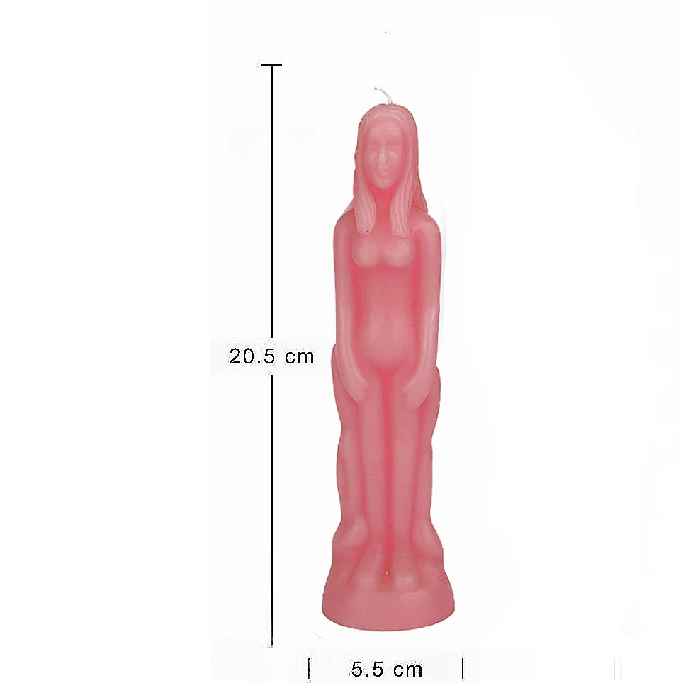 🕯️ Ritual Figure Candle — Male & Female Form