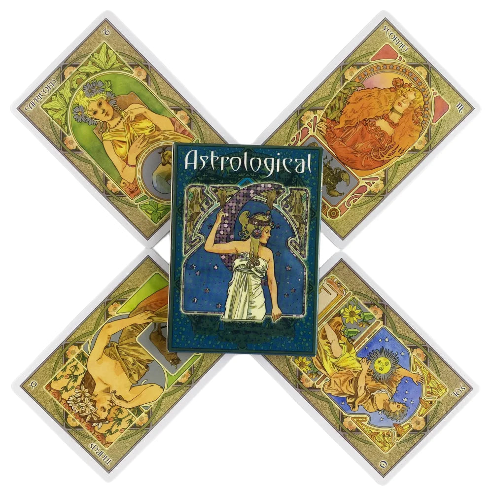 🔮 Astrological Lenormand Oracle Cards – Tarot Wisdom Edition (English)