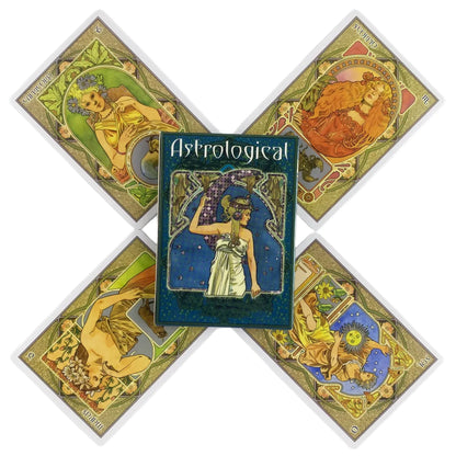 🔮 Astrological Lenormand Oracle Cards – Tarot Wisdom Edition (English)