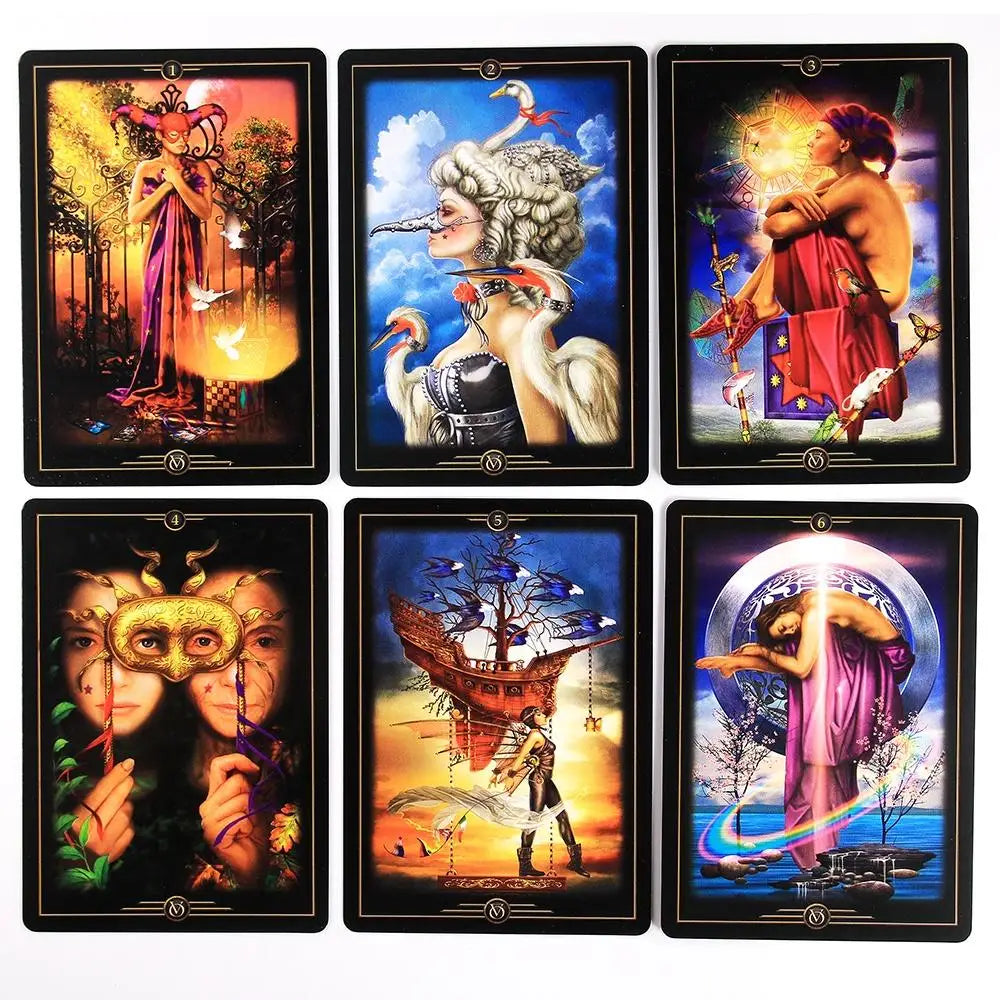 🔮 Oracle of Visions – 52-Card Tarot Oracle Deck with PDF Guidebook