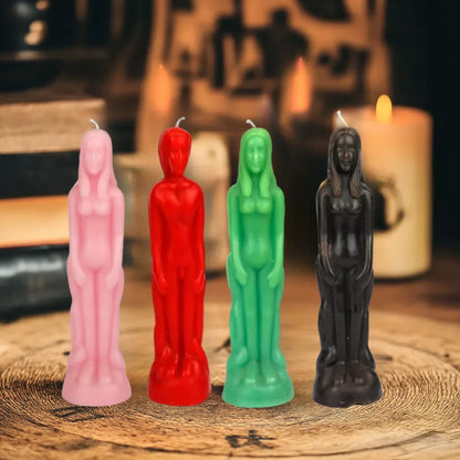 🕯️ Ritual Figure Candle — Male & Female Form