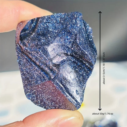 💙 Natural Blue Sandstone & Apatite Rough Crystal — Raw Chakra Healing Stone