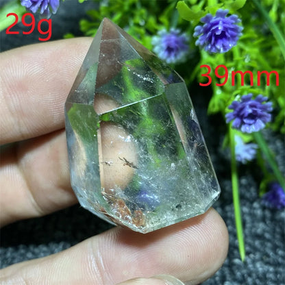 🔮 Natural Ghost Phantom Quartz Crystal Tower