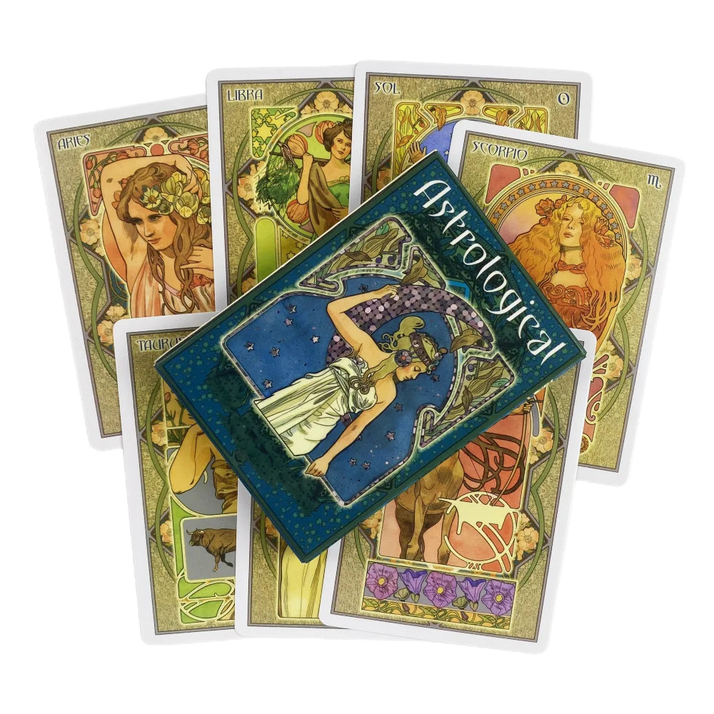 🔮 Astrological Lenormand Oracle Cards – Tarot Wisdom Edition (English)