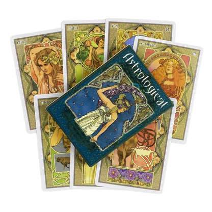 🔮 Astrological Lenormand Oracle Cards – Tarot Wisdom Edition (English)