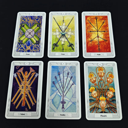 🜂 Aleister Crowley Thoth Tarot Deck – Divination & Oracle Cards