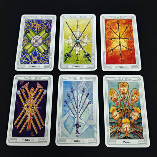 🜂 Aleister Crowley Thoth Tarot Deck – Divination & Oracle Cards