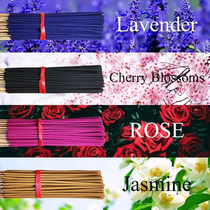 🌿 Natural Aromatherapy Incense Sticks — 80 / 200 pcs Set