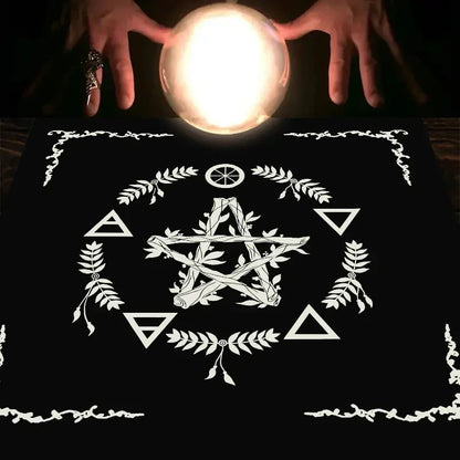🌙 Tarot & Altar Cloth — Moon Phase, Sun, and Starry Sky Design