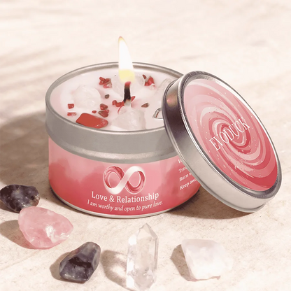 💞 3oz Love & Relationship Manifestation Candled Candle, Ideal Christmas Gift for Couples, Handmade candle gift for Halloween