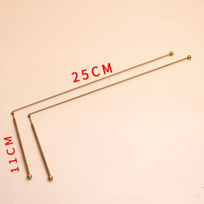 🔮 2PCS Pure Copper Dowsing Rods – High Sensitivity Paranormal Divination Tool