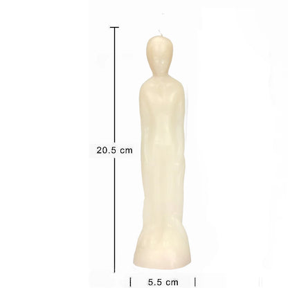 🕯️ Ritual Figure Candle — Male & Female Form