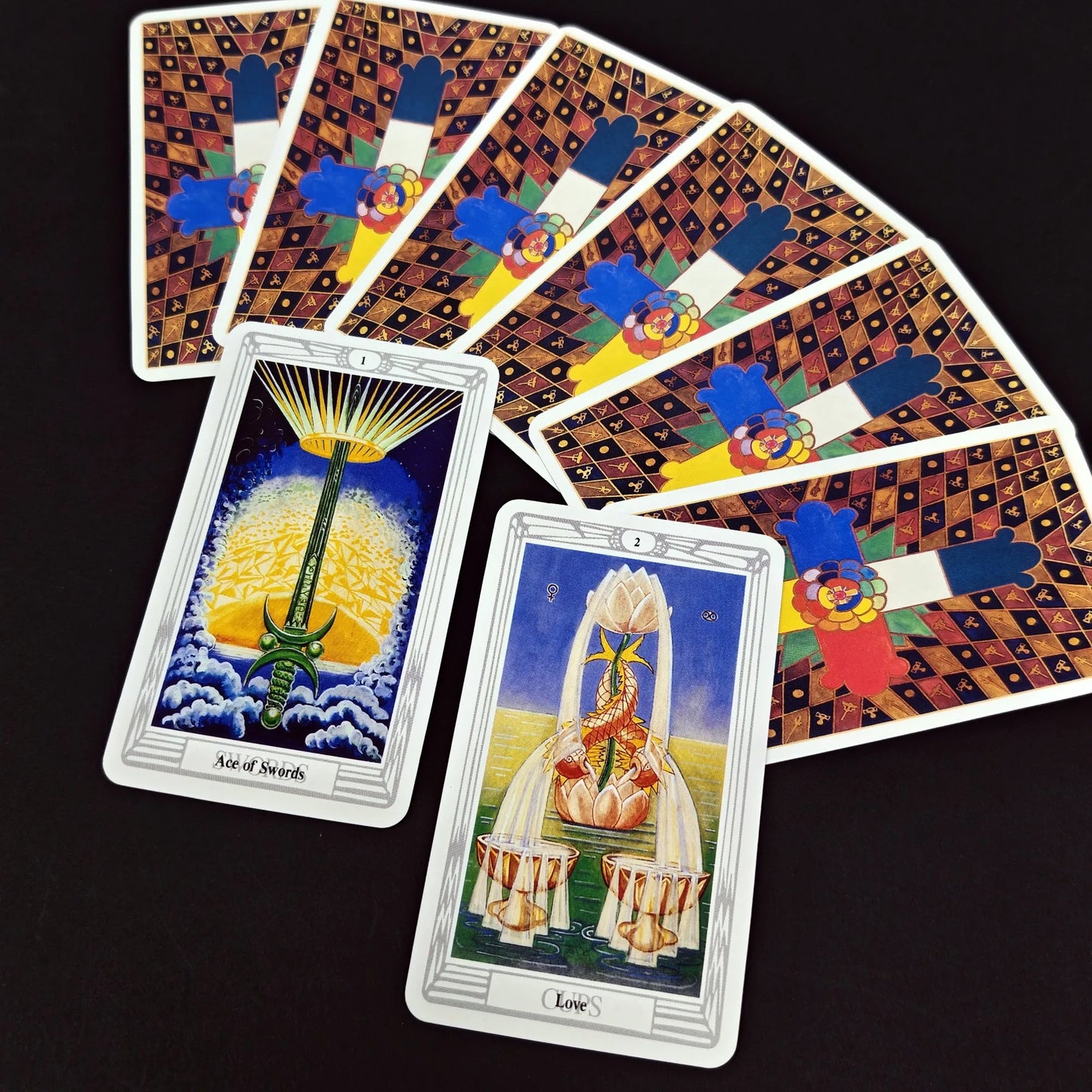 🜂 Aleister Crowley Thoth Tarot Deck – Divination & Oracle Cards