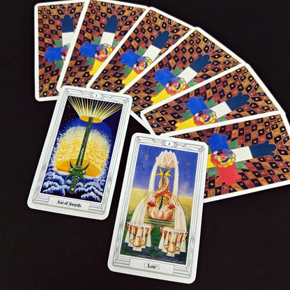🜂 Aleister Crowley Thoth Tarot Deck – Divination & Oracle Cards