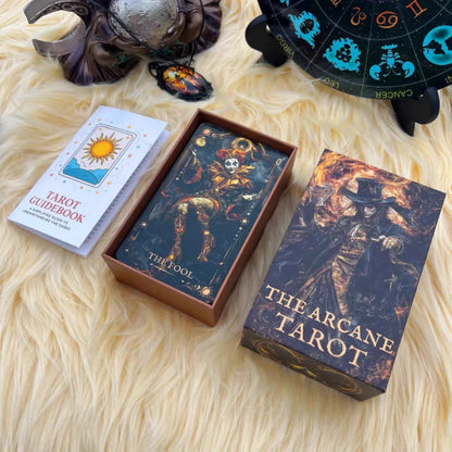 🔮 Magic Arcana Tarot Deck – 78-Card Traditional Divination Set (13x8cm)