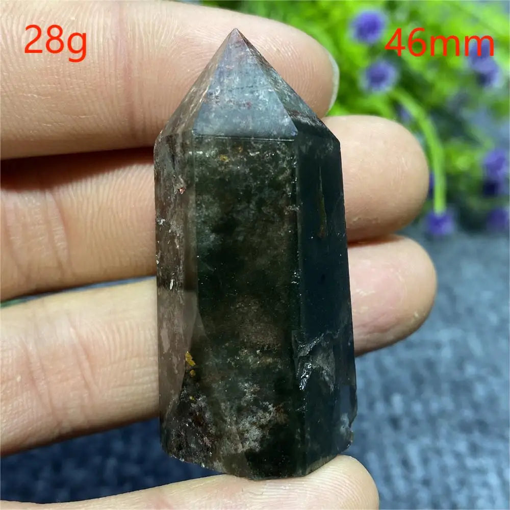 🔮 Natural Ghost Phantom Quartz Crystal Tower