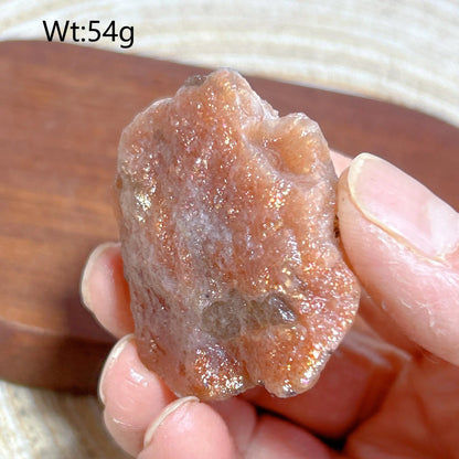 Natural Crystal Gem Sunstone Raw Stone Golden Rainbow Flash Gemstone Desk Reiki Home Decoration Gift Rare Prismatic