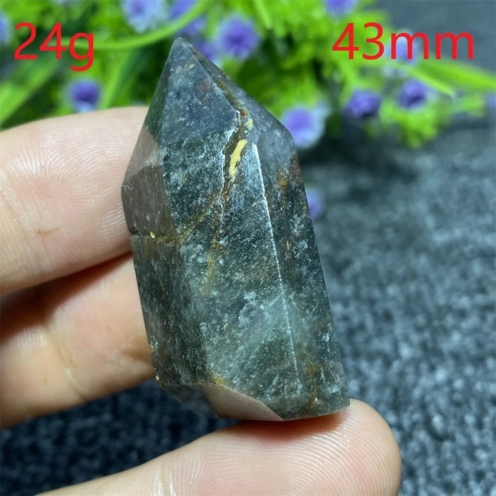 🔮 Natural Ghost Phantom Quartz Crystal Tower