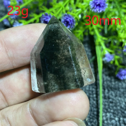 🔮 Natural Ghost Phantom Quartz Crystal Tower