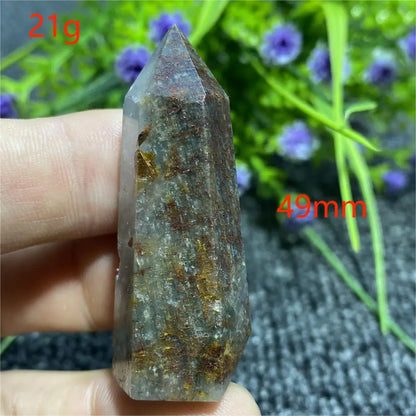 🔮 Natural Ghost Phantom Quartz Crystal Tower
