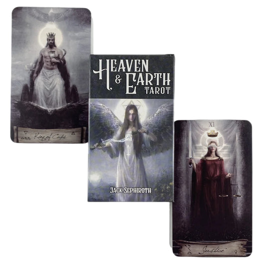🔮 Heaven & Earth Tarot Deck – Mystical Divination Cards for Self-Discovery & Entertainment