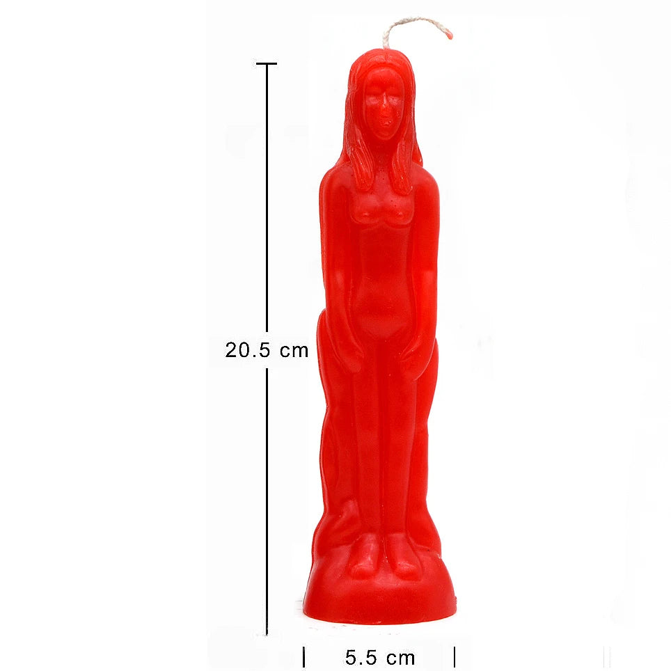 🕯️ Ritual Figure Candle — Male & Female Form