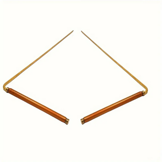 🔮 M16K Copper Dowsing Rod Set – 2PCS Water & Treasure Divining Tools
