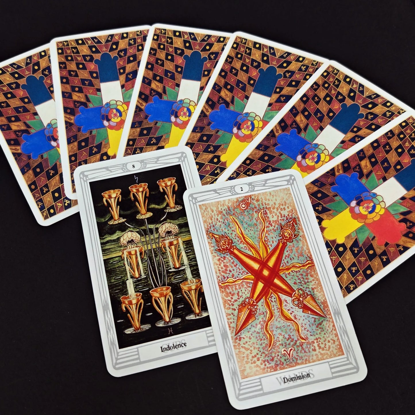 🜂 Aleister Crowley Thoth Tarot Deck – Divination & Oracle Cards