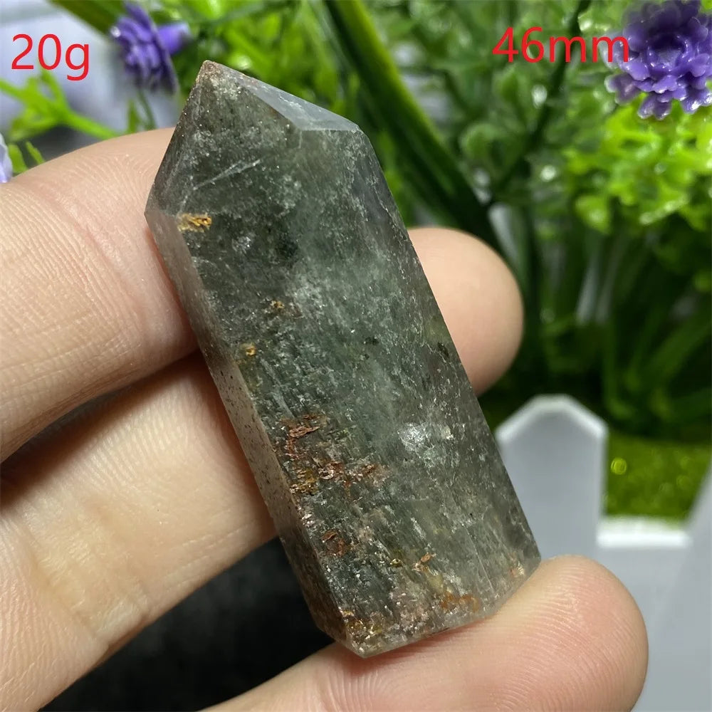 🔮 Natural Ghost Phantom Quartz Crystal Tower