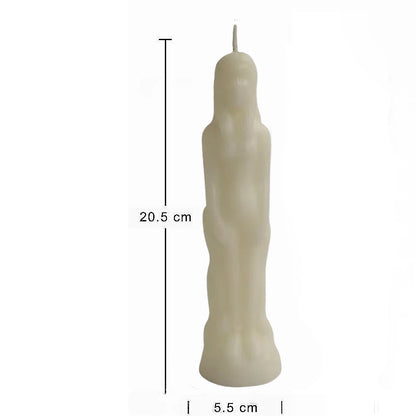 🕯️ Ritual Figure Candle — Male & Female Form