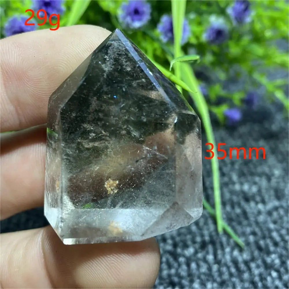 🔮 Natural Ghost Phantom Quartz Crystal Tower