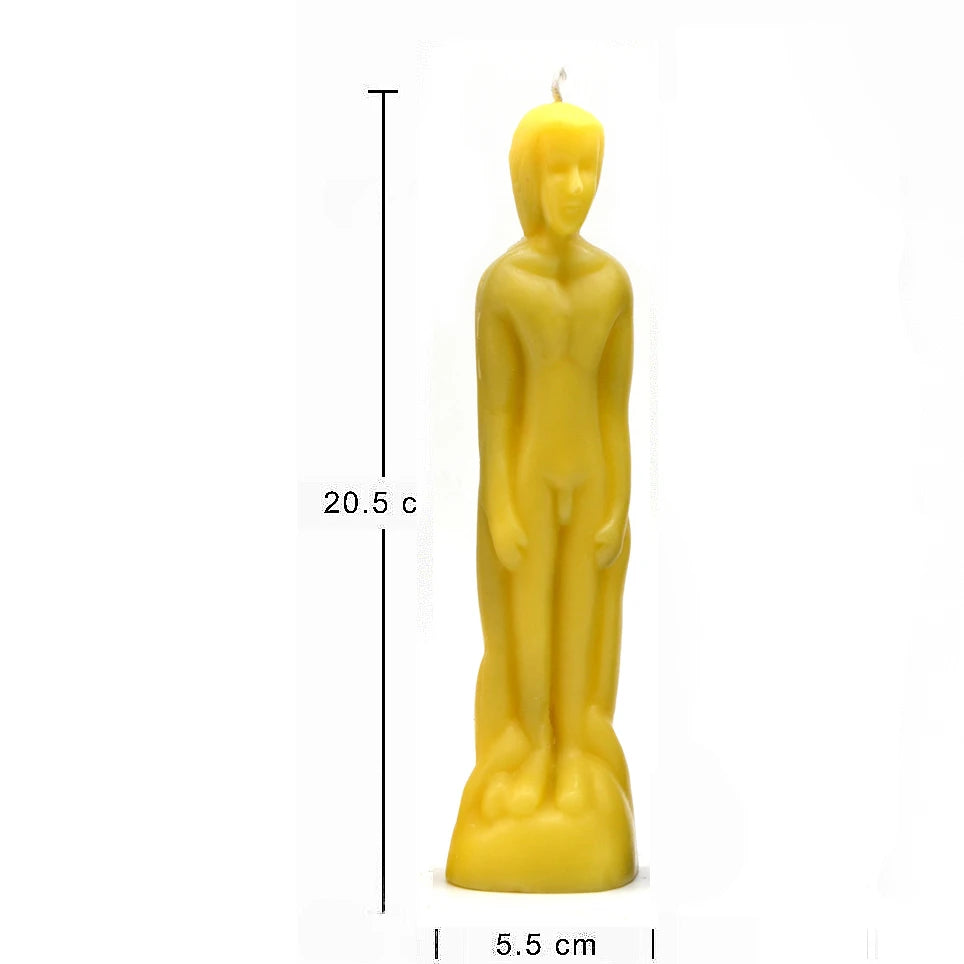 🕯️ Ritual Figure Candle — Male & Female Form