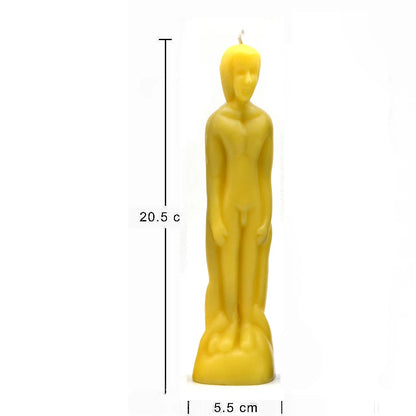🕯️ Ritual Figure Candle — Male & Female Form