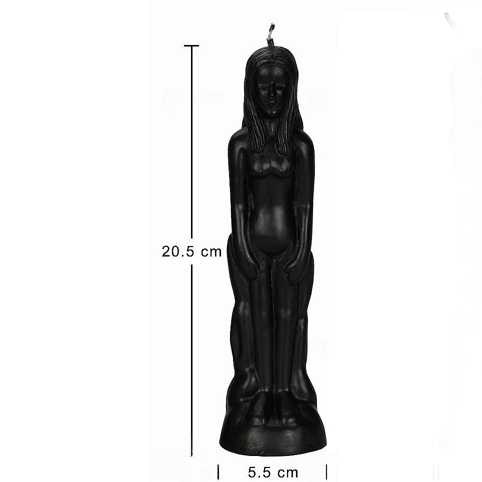🕯️ Ritual Figure Candle — Male & Female Form