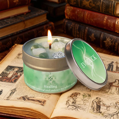 💚 Healing Ritual Candle — 3oz Lavender & Eucalyptus Scented