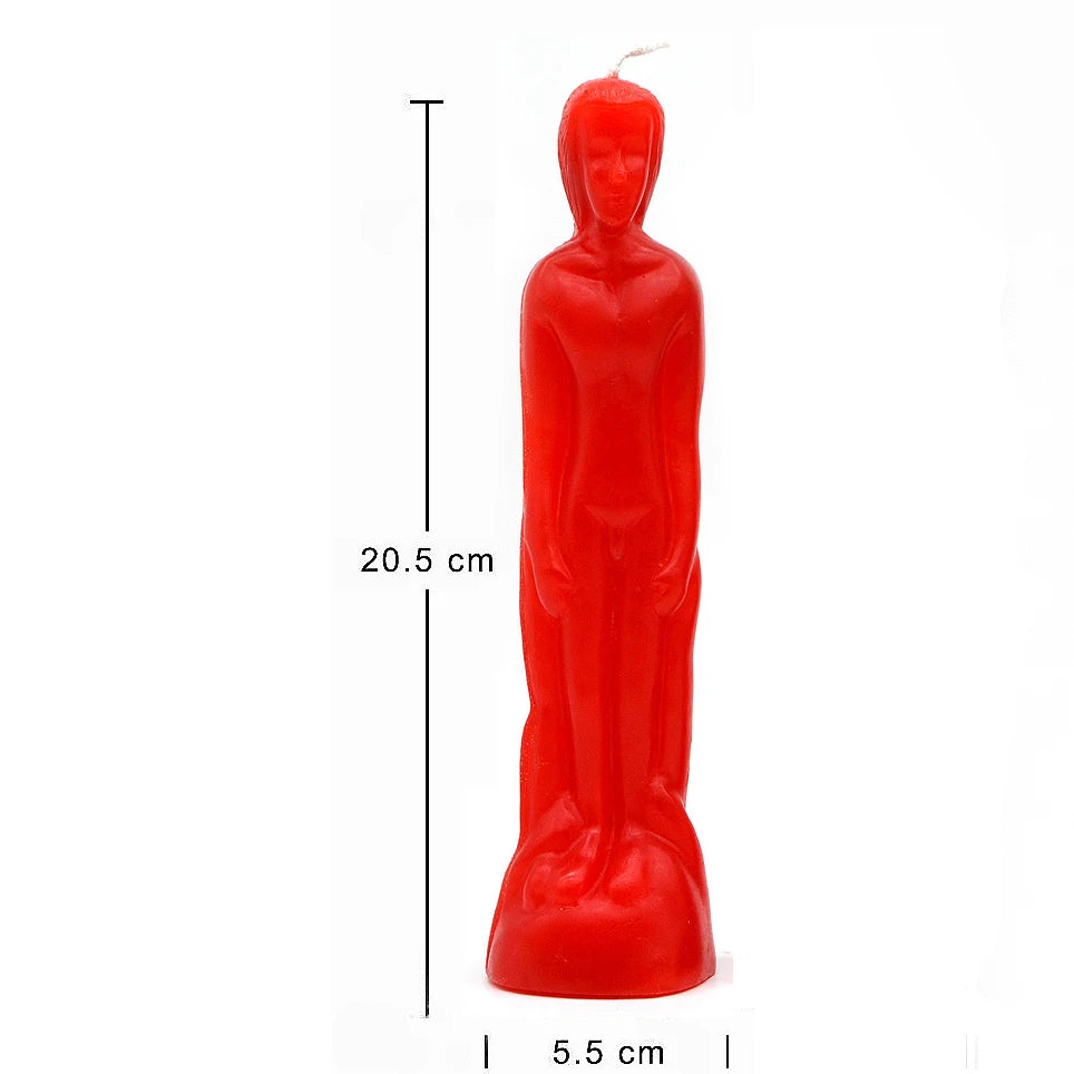 🕯️ Ritual Figure Candle — Male & Female Form